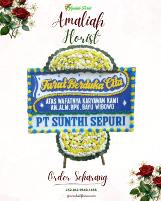 Papan Bunga Duka di Telukjambe Timur