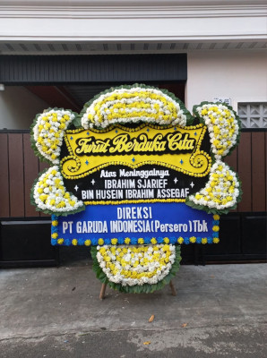 Papan Bunga Duka di Telukjambe Timur