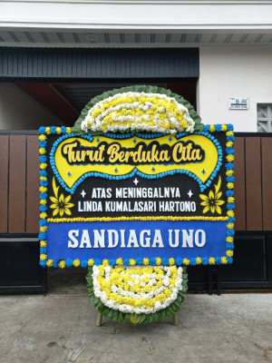 Papan Bunga Duka di Telukjambe Timur